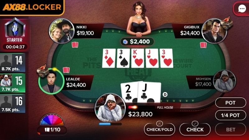 Poker AX88 – Cách Chơi Toàn Diện Và Mẹo Thắng Từ Cao Thủ 3 Bí kíp đánh Poker AX88 hiệu quả từ kinh nghiệm thực chiến