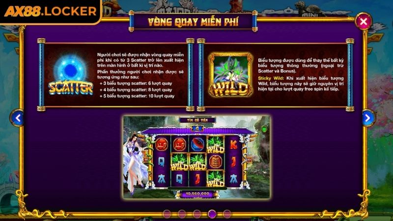Thanh Xà Bạch Xà AX88 - Chế Độ Thưởng Và Chiến Thuật Tối Ưu 2 Biểu tượng Scatter trong nổ hũ Thanh Xà Bạch Xà AX88