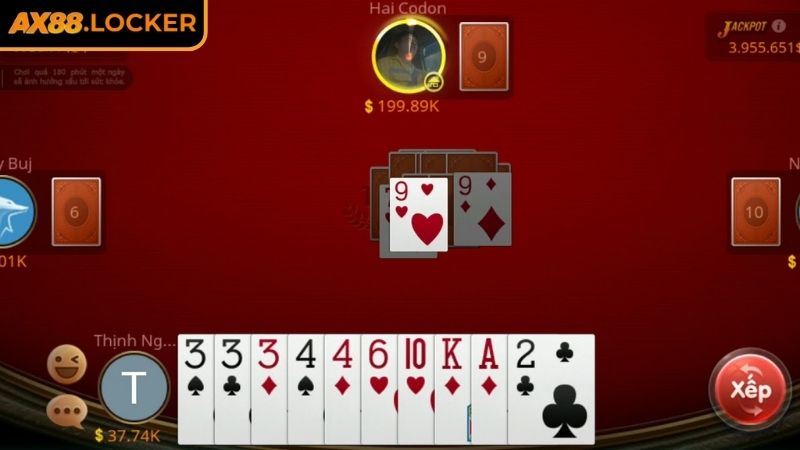 Tiến Lên Miền Nam AX88 – Trải Nghiệm Đổi Thưởng Kịch Tính 2 Hiểu cách sắp xếp quân bài