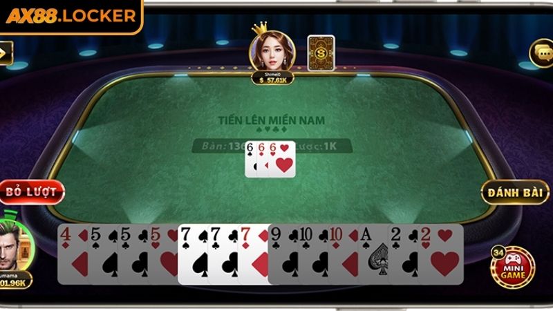 Tiến Lên Miền Nam AX88 – Trải Nghiệm Đổi Thưởng Kịch Tính 3 Tăng cơ hội chiến thắng với những tuyệt chiêu hay