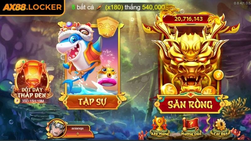 Vua Bắn Cá AX88 – Tựa Game Săn Thưởng Đình Đám 2025 2 Những phòng chơi cho trải nghiệm thú vị